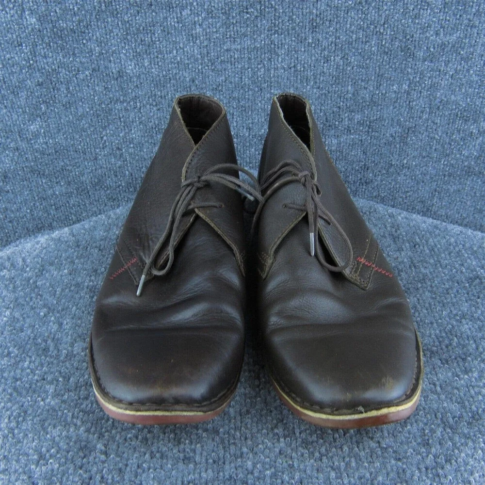 Vito Rossi Men Chukka Boots Brown Leather Lace‎ Up Size 11 Medium (D, M)